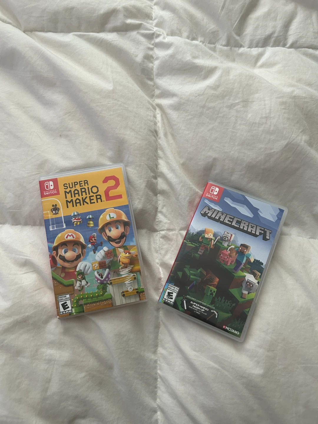 Nintendo Switch Super Mario Maker 2 & Minecraft Games