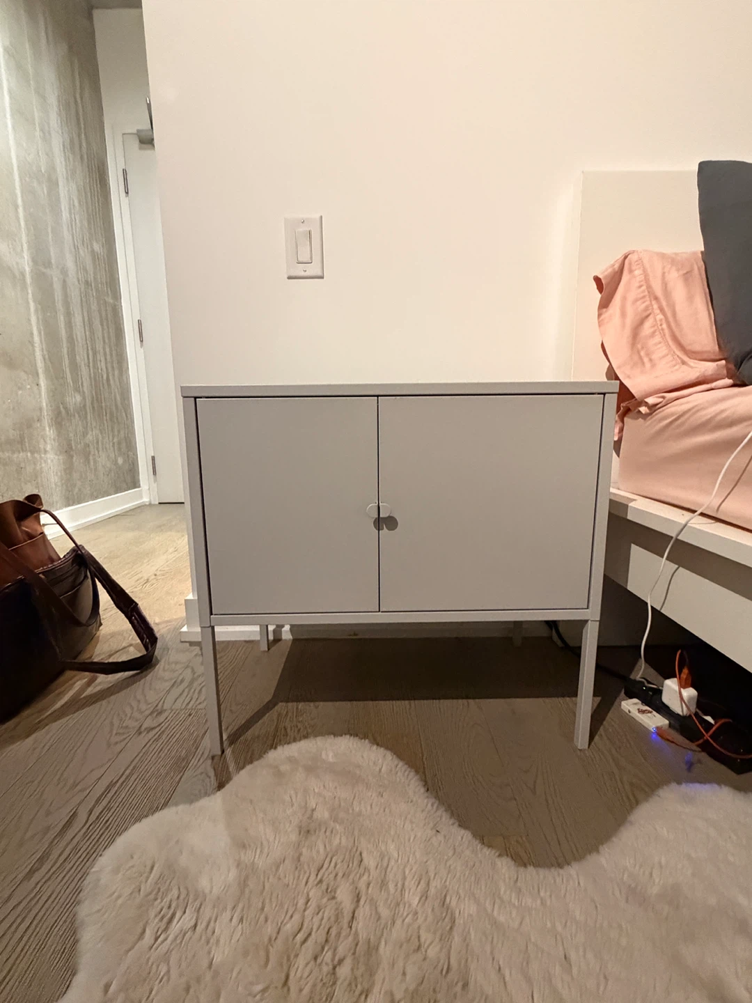 Light Grey Nightstand