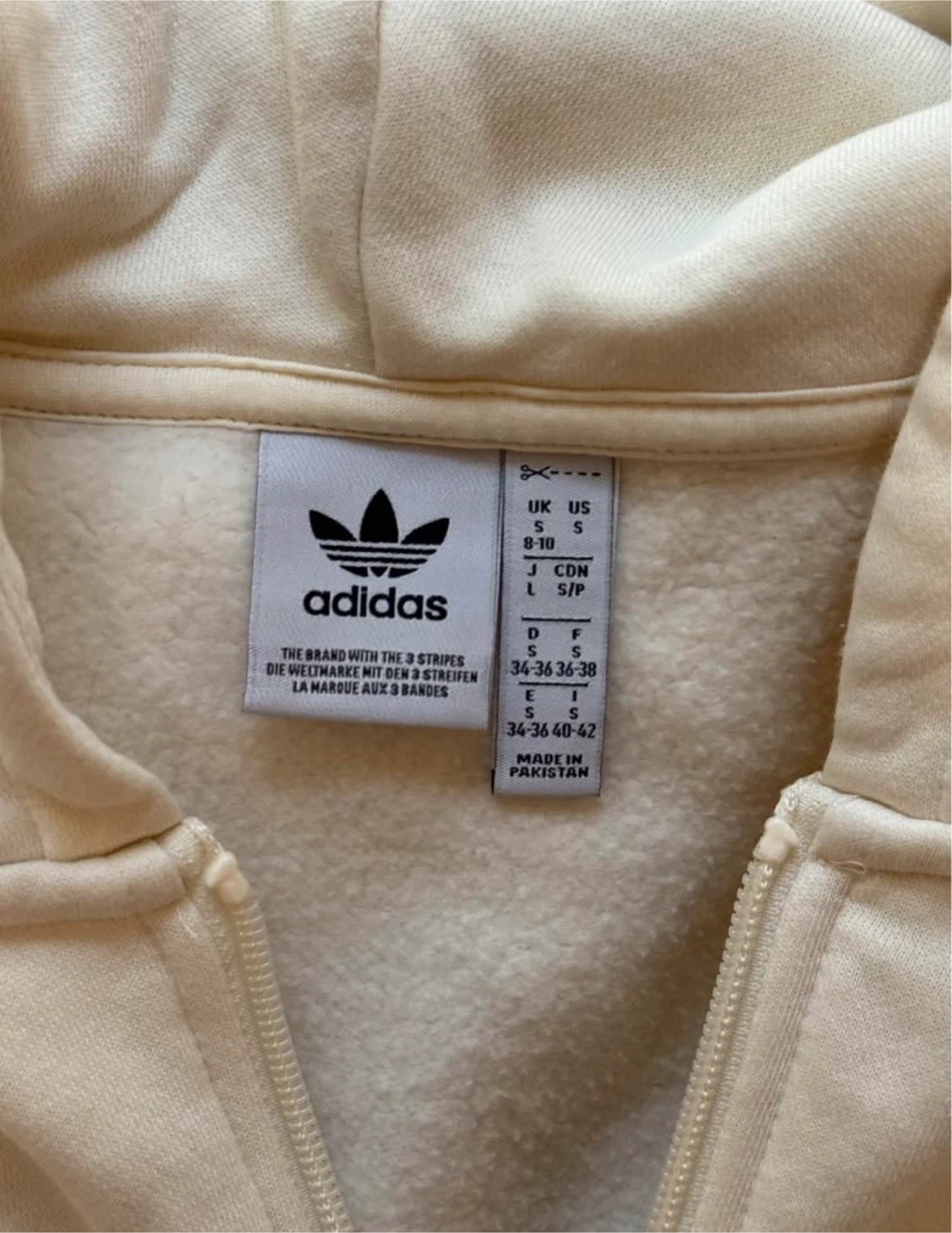 Adidas Cropped Zip-Up Hoodie - photo 3