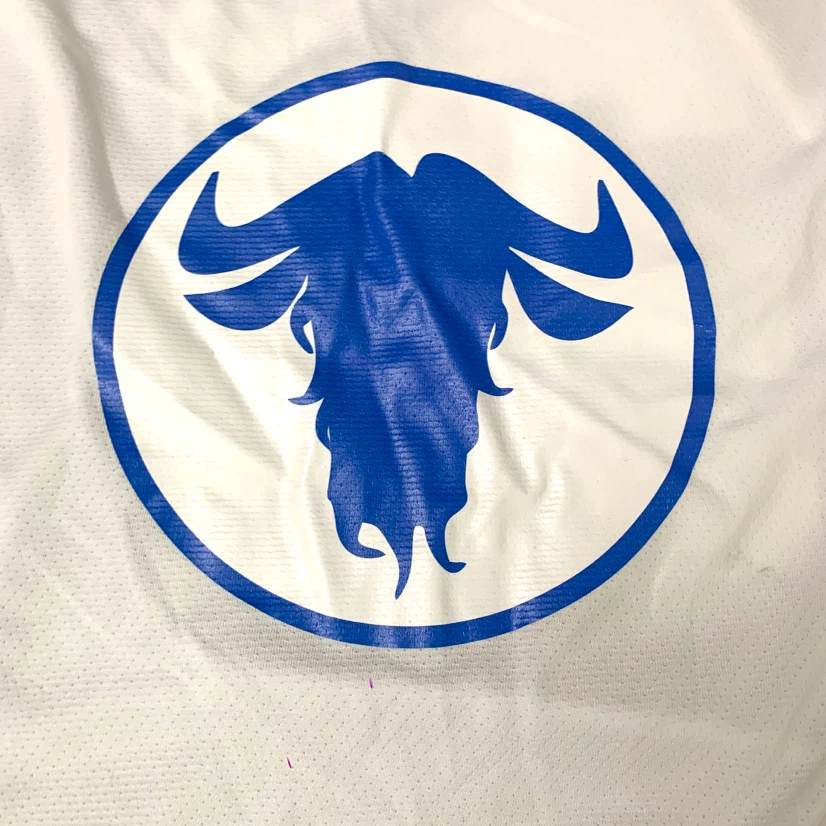 Adult Hockey Jersey White Blue Ice Hockey Practice Team Shirt XL - photo 3