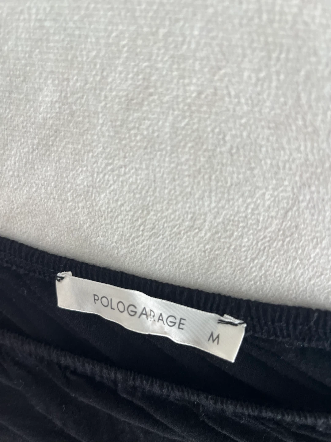 Polo Garage Black Off-the-Shoulder Long Sleeve Top - Size M - photo 2