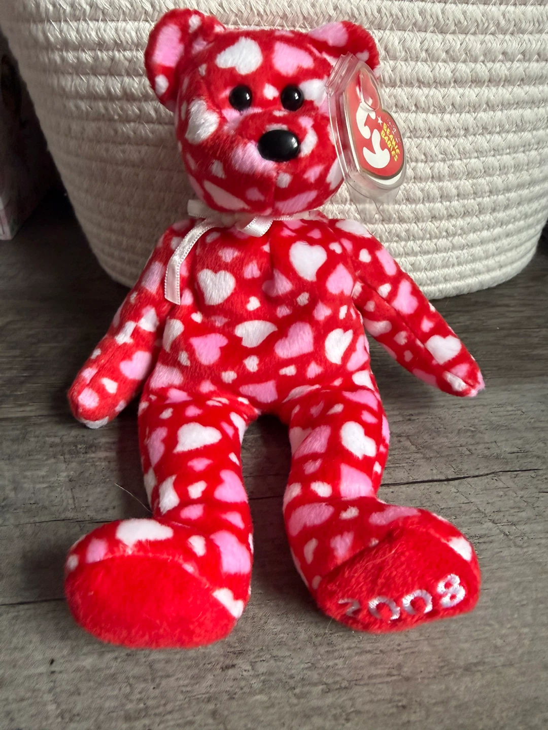 Ty Beanie Baby Hearts-A-Flutter Bear