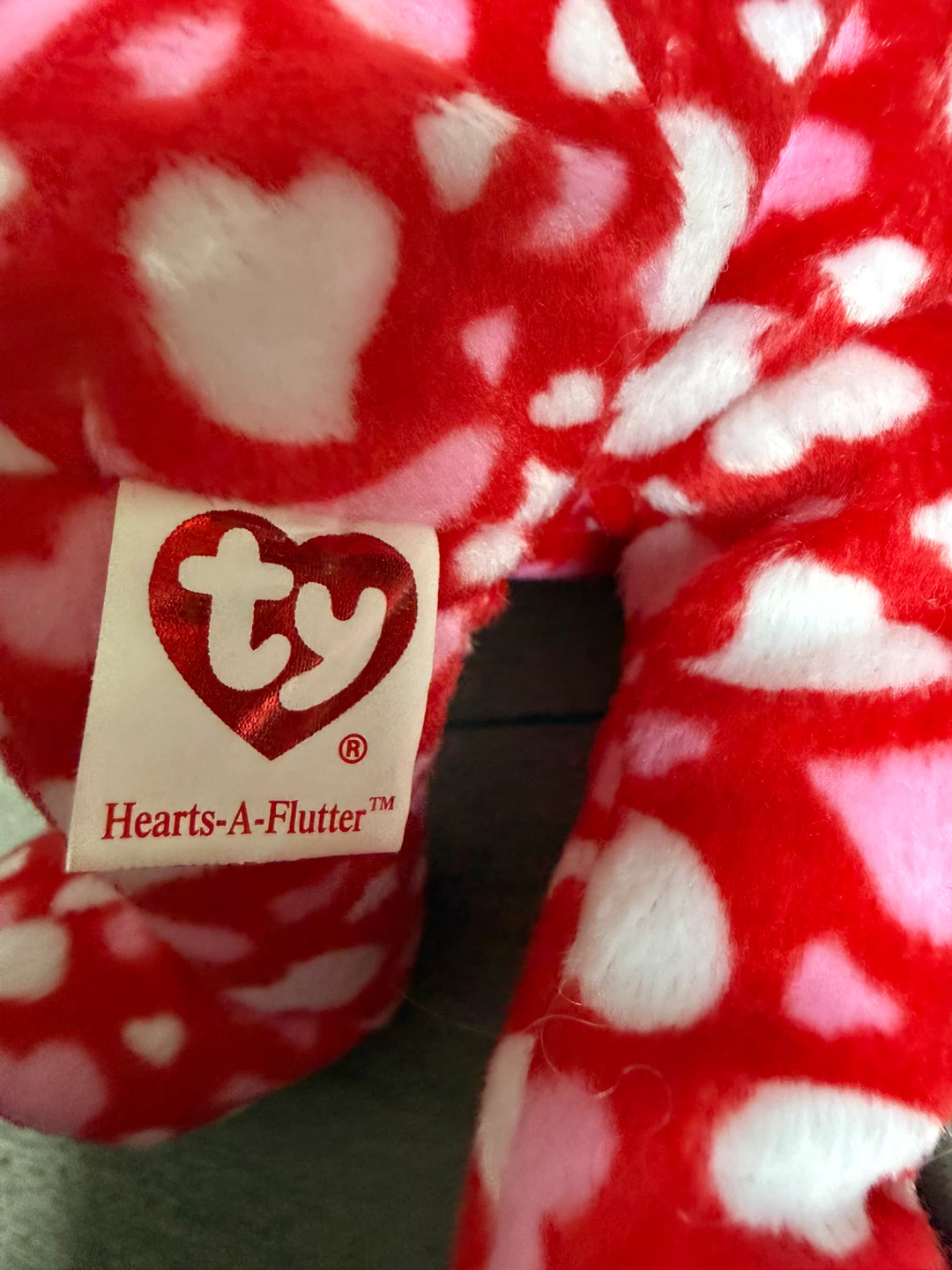 Ty Beanie Baby Hearts-A-Flutter Bear - photo 2