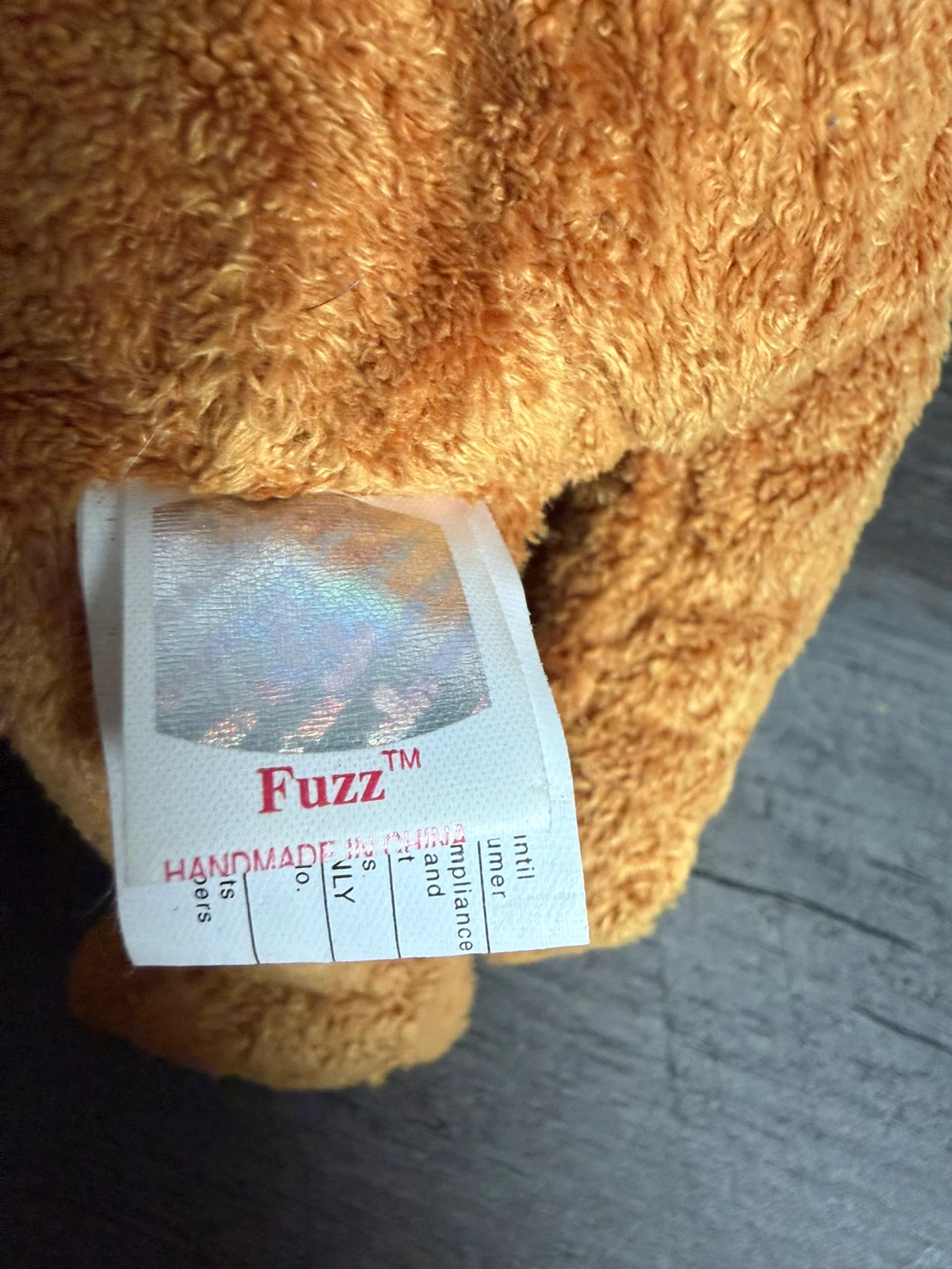 Beanie Baby Teddy Bear - Fuzz - photo 2