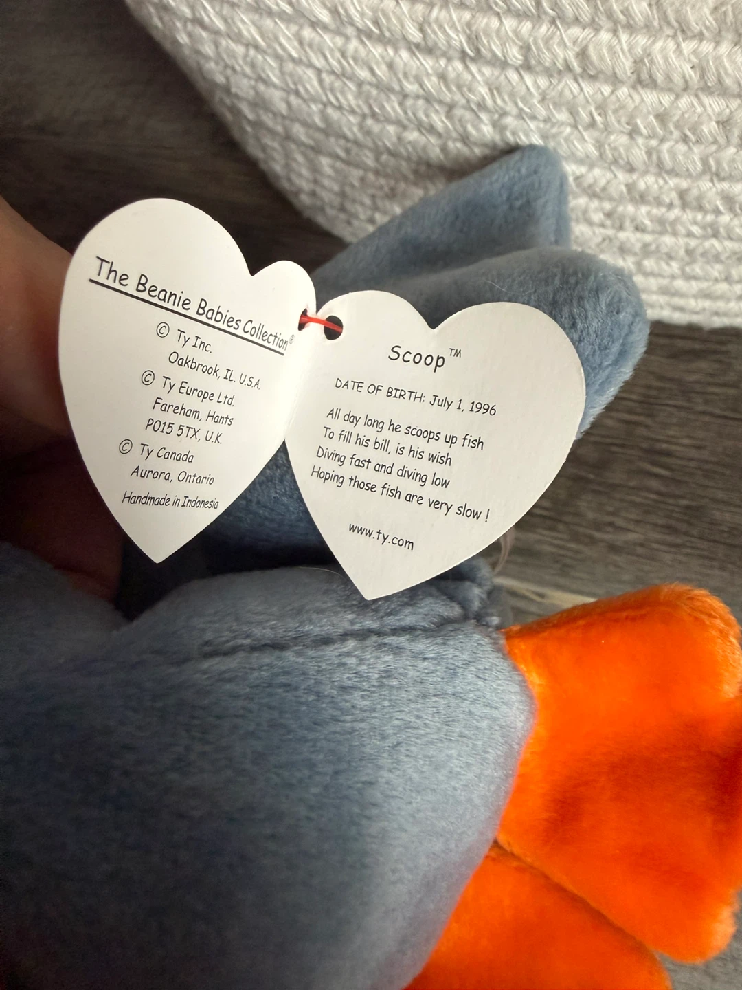 Ty Beanie Baby Scoop the Pelican - photo 2