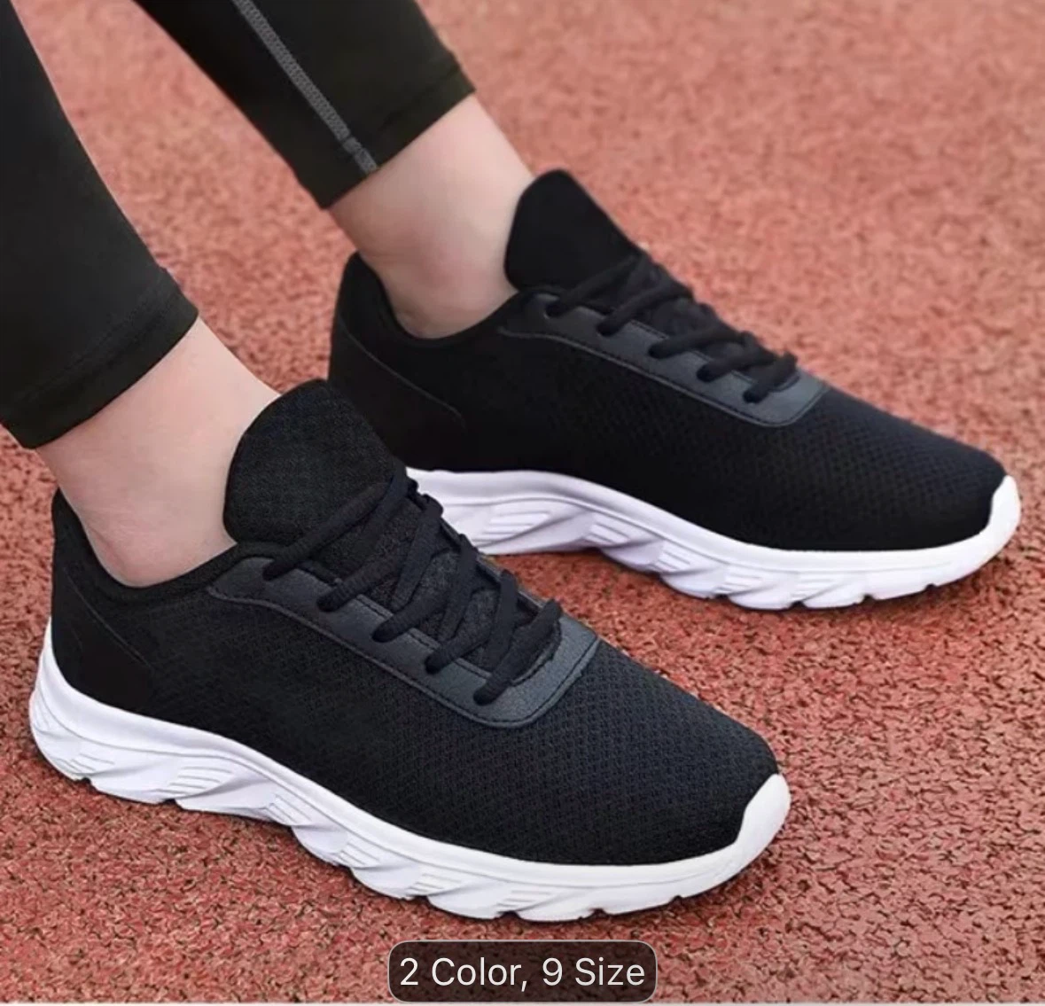 Black Running Shoes - Size 9 - photo 3
