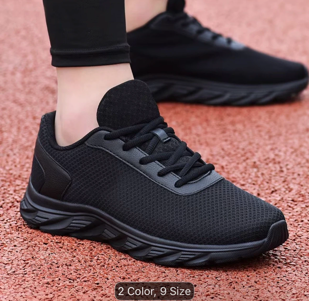 Black Running Shoes - Size 9 - photo 4