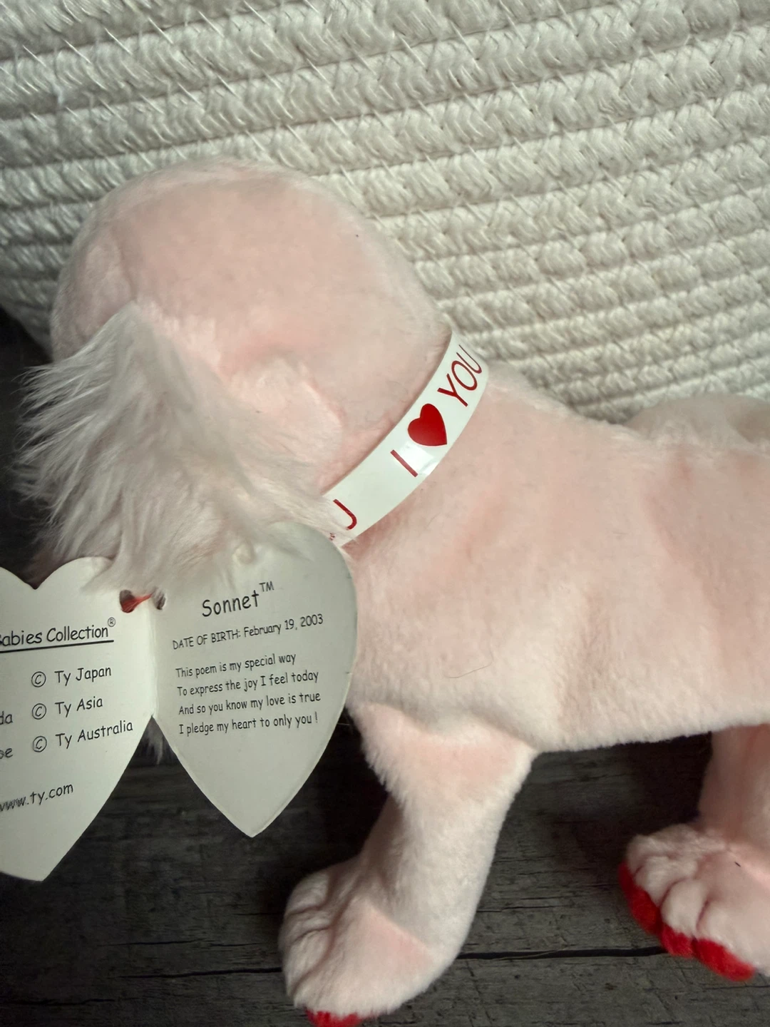 Ty Beanie Baby Sonnet The Dog Plush - photo 2