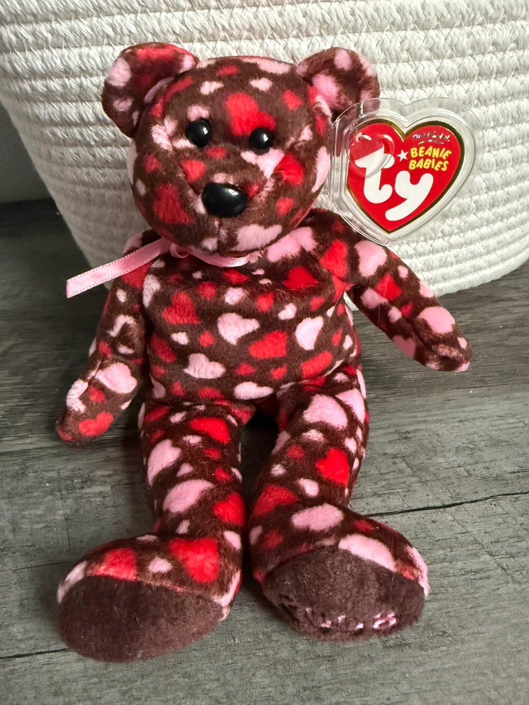 Ty Beanie Babies Hearts-A-Plenty Bear