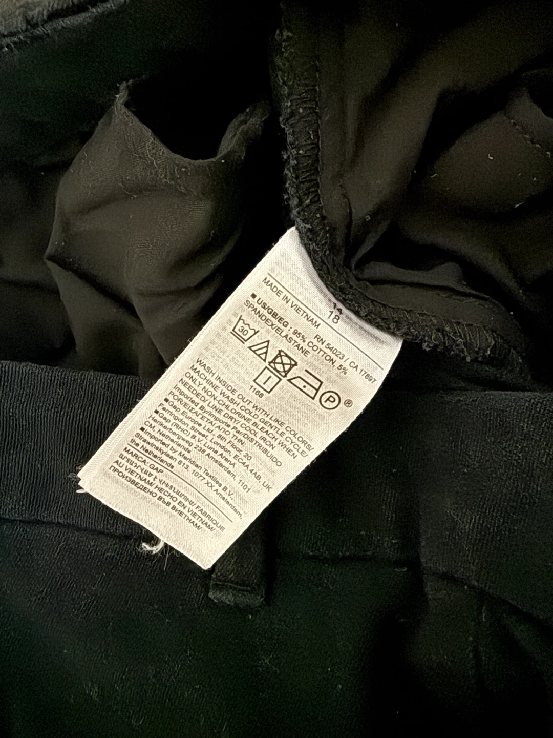 3 pairs of GAP Slim Ankle Pants Black Size 14 - photo 5