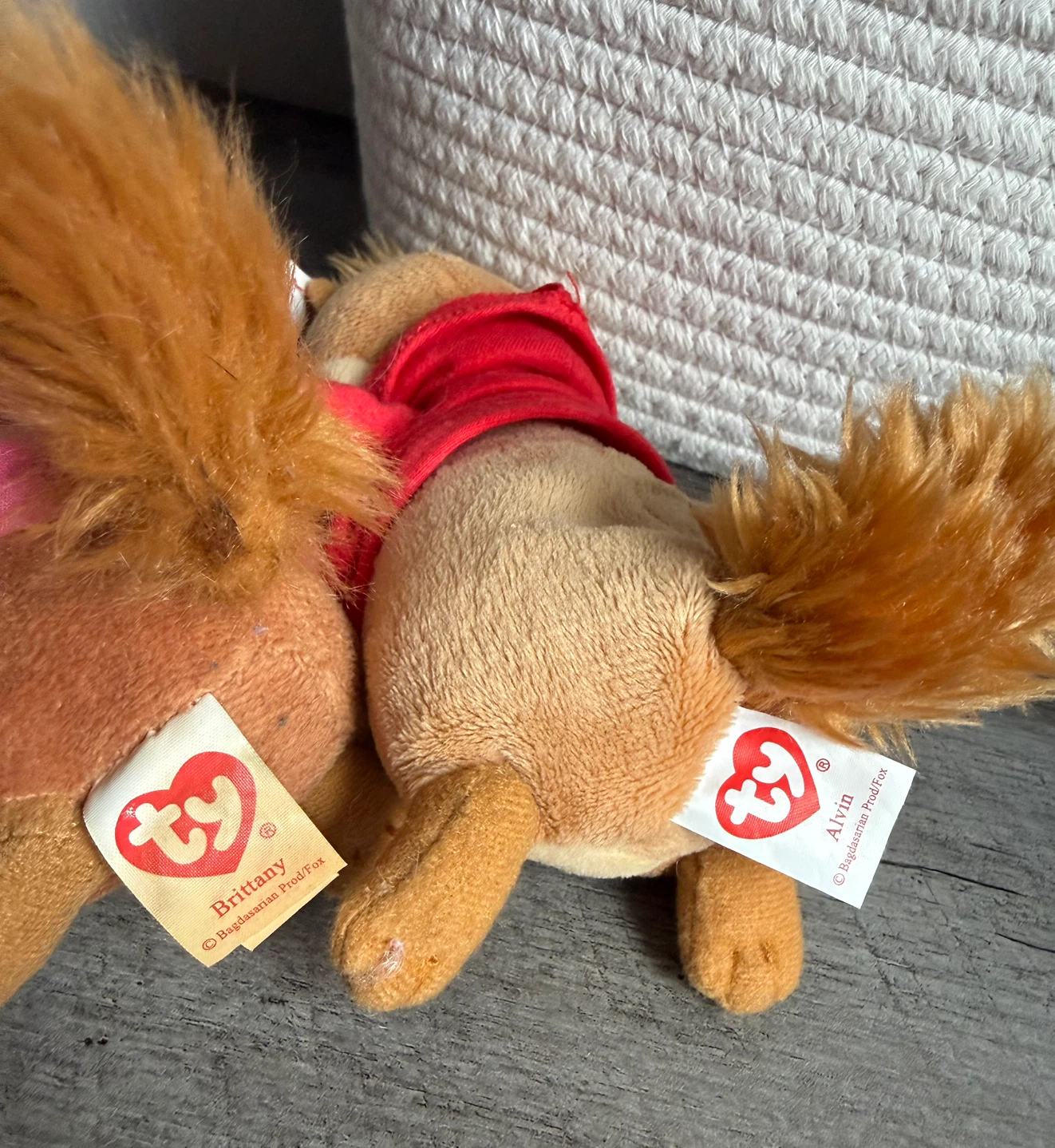 Ty Alvin and Brittany Beanie Babies - photo 2