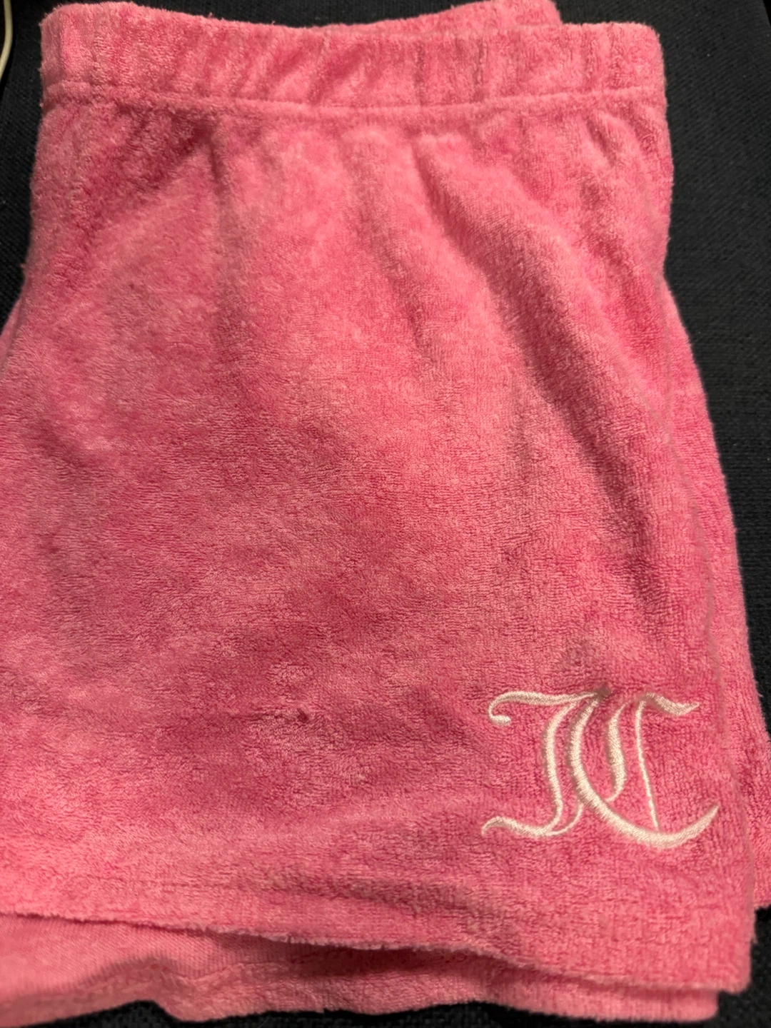 Juicy Couture Pink Velour Sleepwear Shorts Size L - photo 2