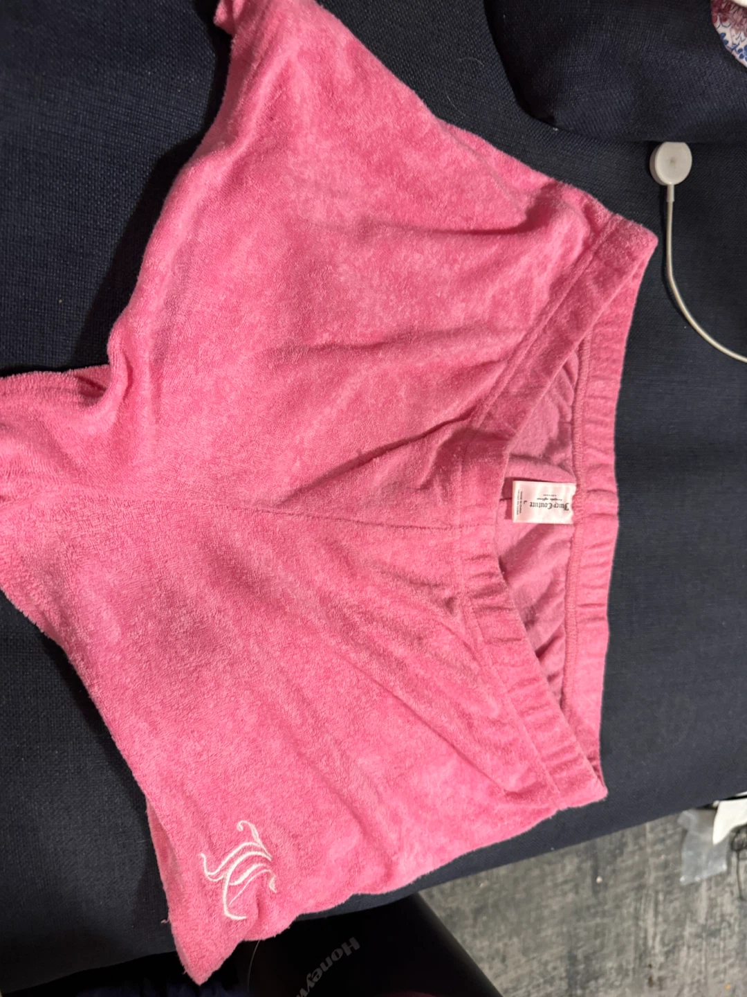 Juicy Couture Pink Velour Sleepwear Shorts Size L - photo 3