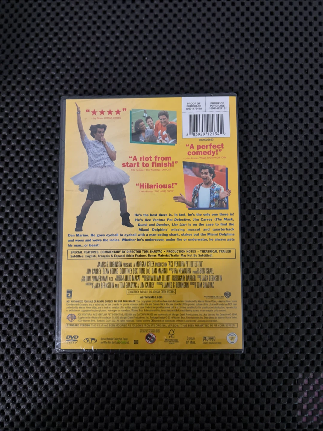 Ace Ventura: Pet Detective DVD sealed - photo 2