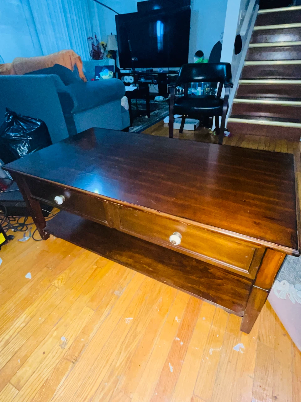 Lift Top Coffee Table with Storage - photo 2