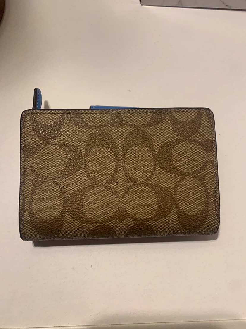 Coach Signature Wallet with Blue Snap - photo 2