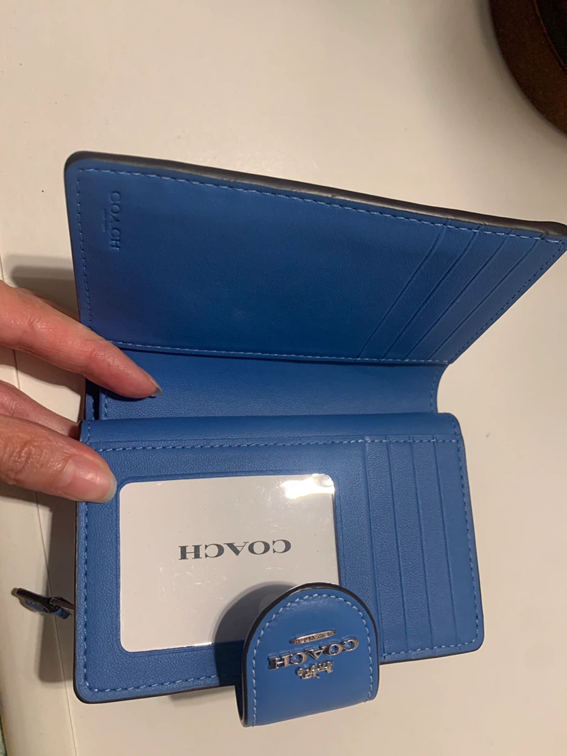 Coach Signature Wallet with Blue Snap - photo 4