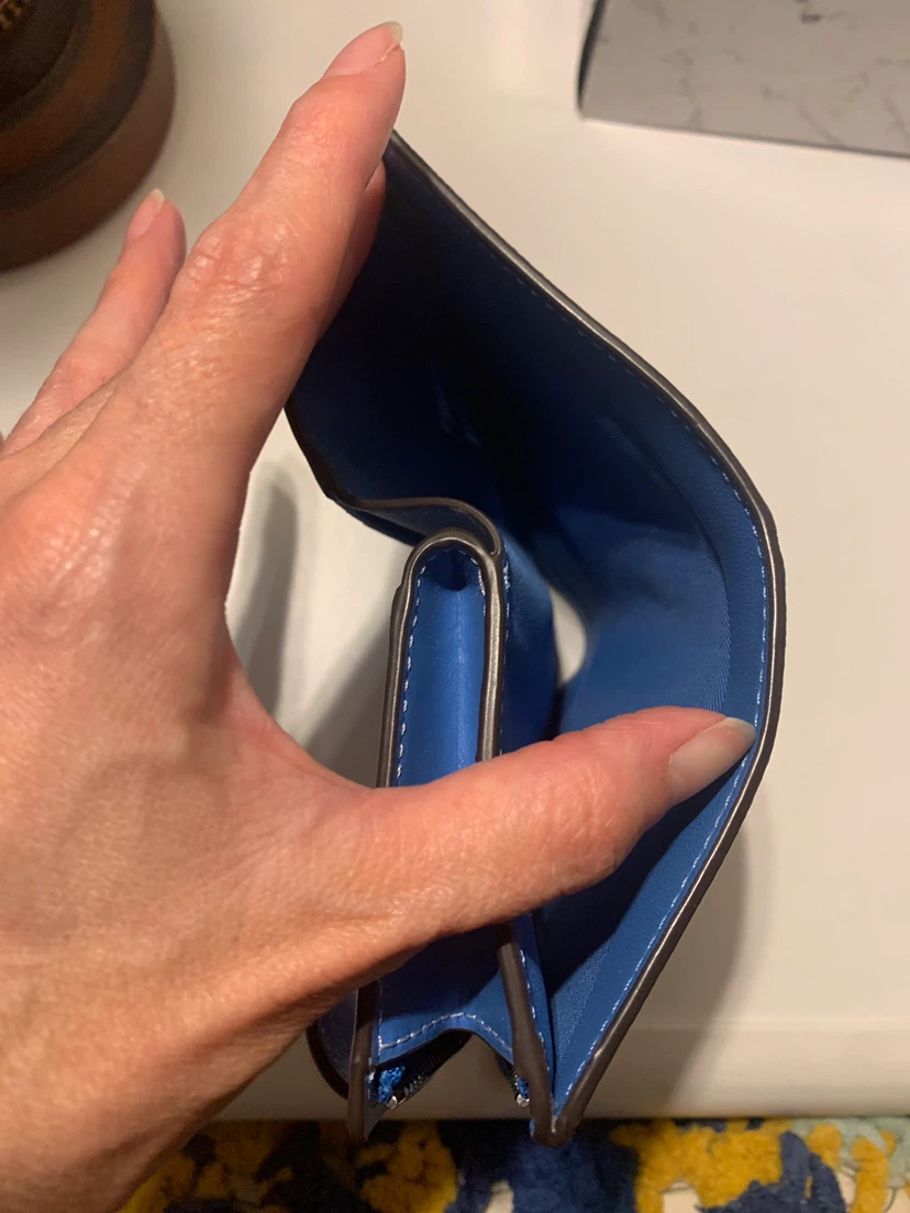 Coach Signature Wallet with Blue Snap - photo 5