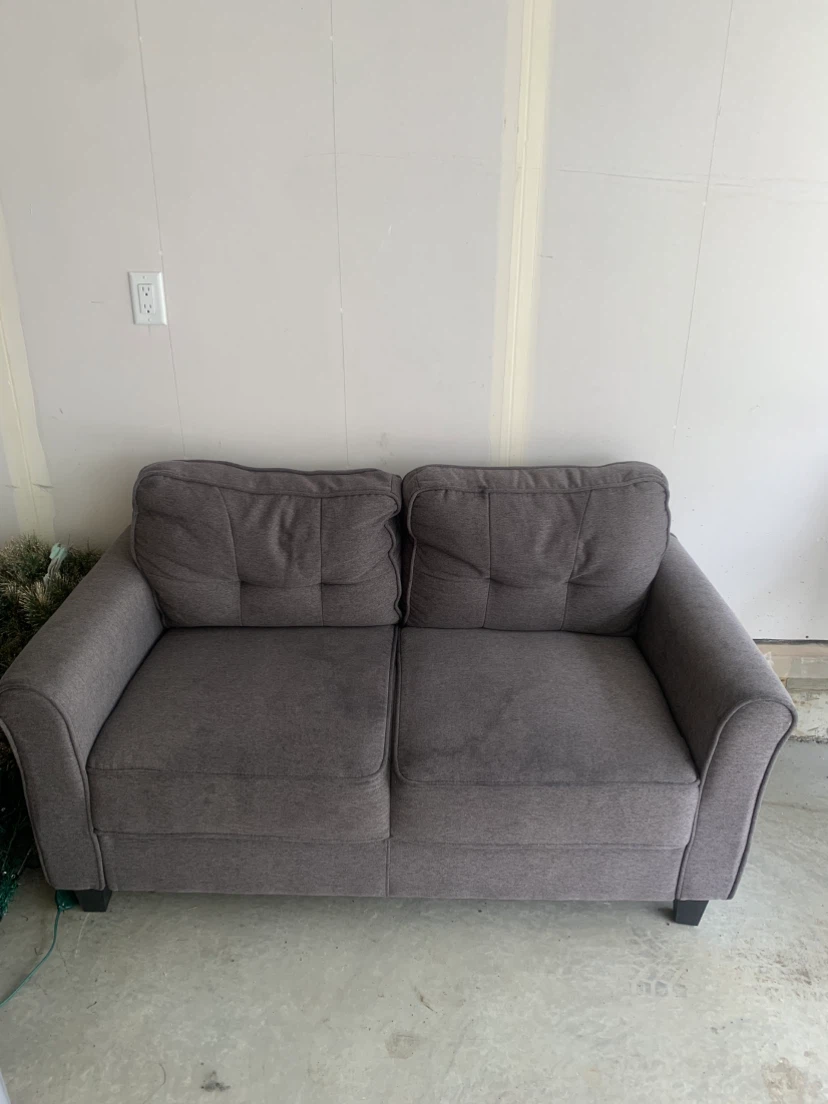 Grey Loveseat Sofa