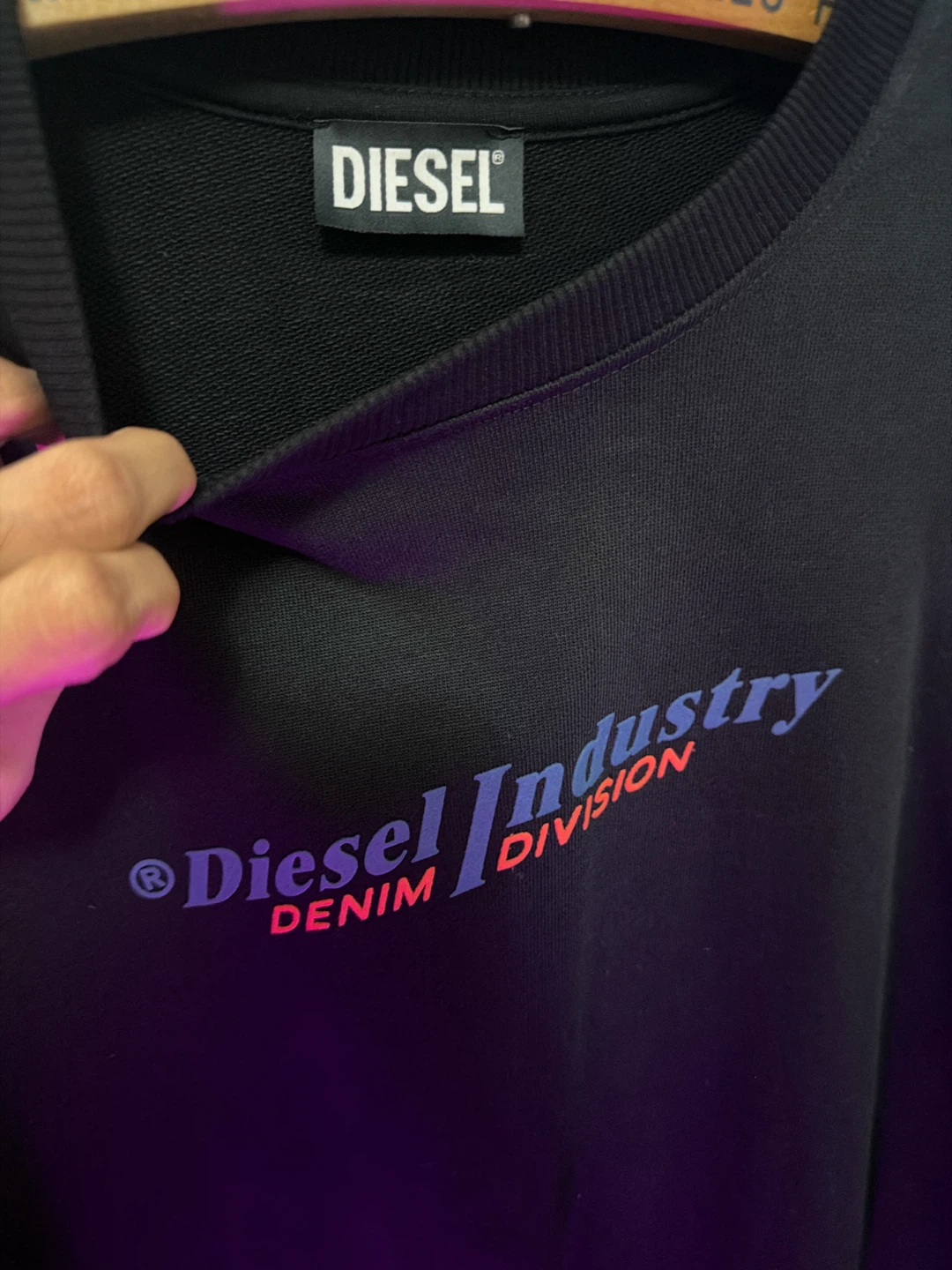 Diesel Industry Denim Division Crewneck Sweatshirt