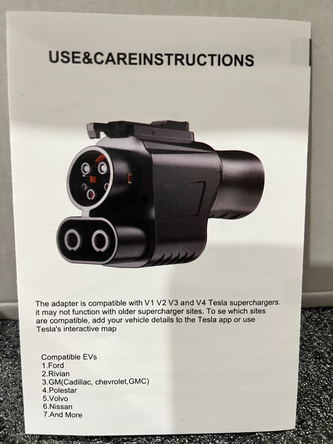 MINZAN NACS to CCS1 Electric Vehicle Charging Adapter