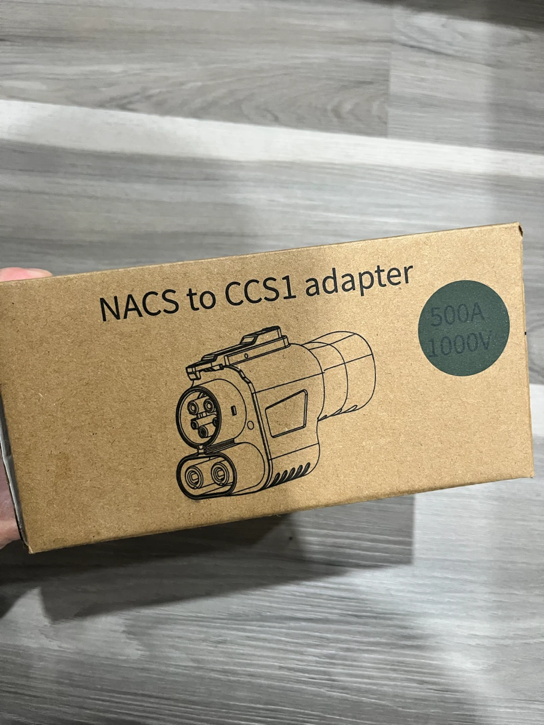 MINZAN NACS to CCS1 Electric Vehicle Charging Adapter - photo 2