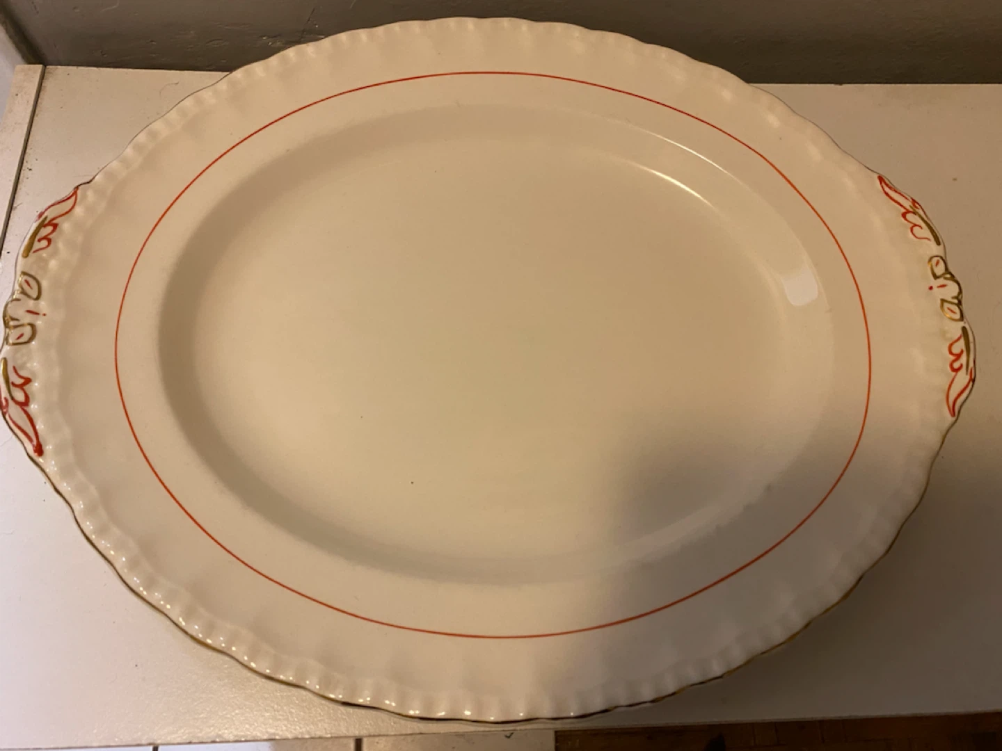 Vintage Grindley "Creampetal" Serving Platter