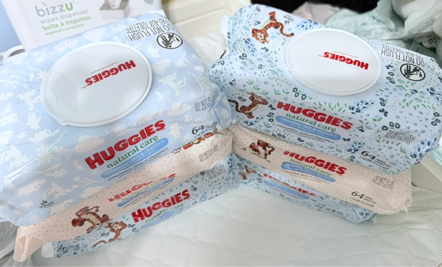 Huggies Natural Care Baby Wipes - 6 Packs of 64 - photo 2