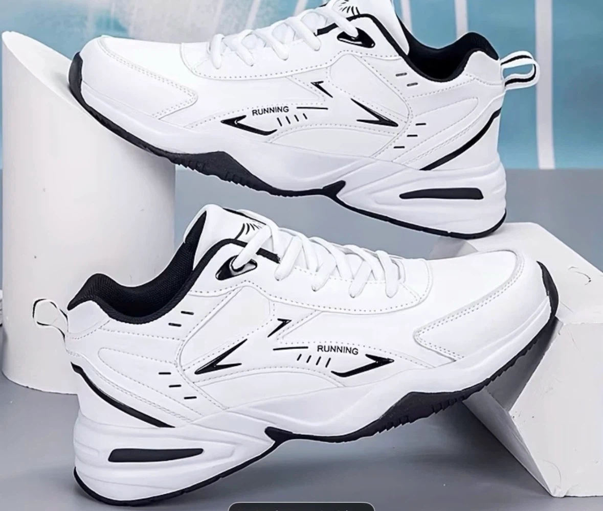 Men's White Running Shoes - photo 2