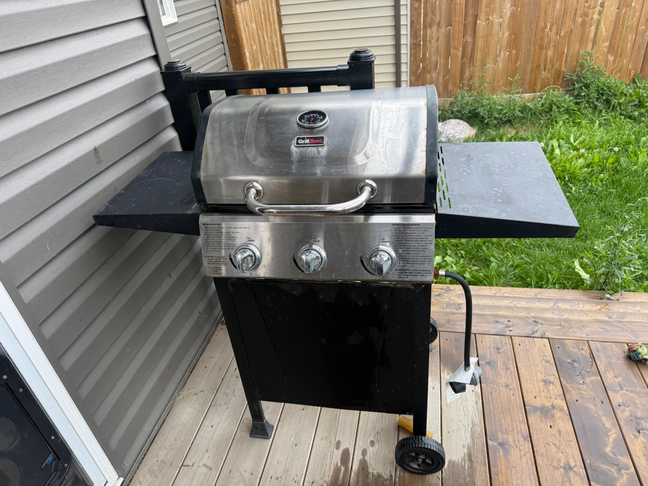 BBQ Grill 3-Burner Gas Grill