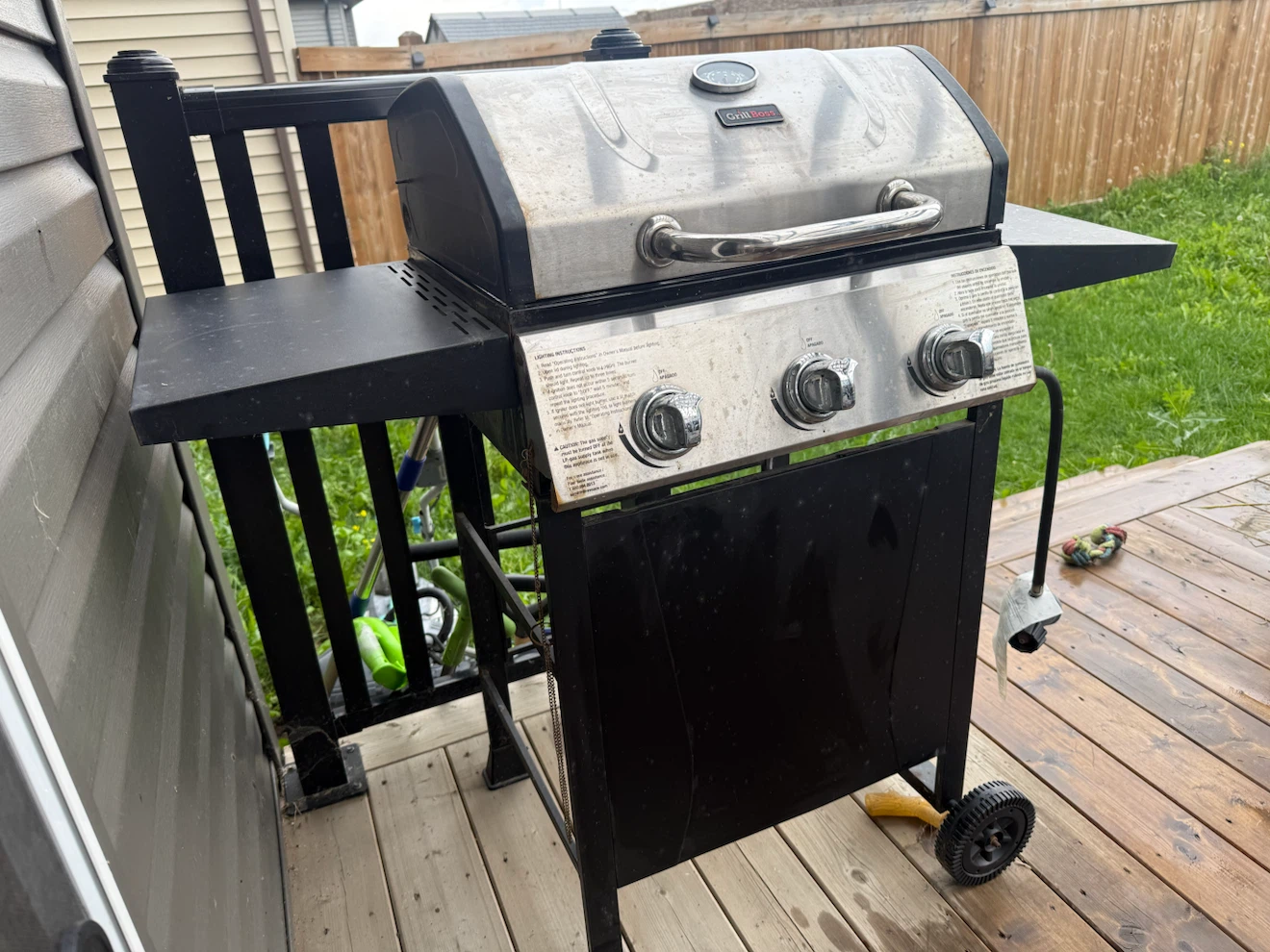BBQ Grill 3-Burner Gas Grill - photo 3