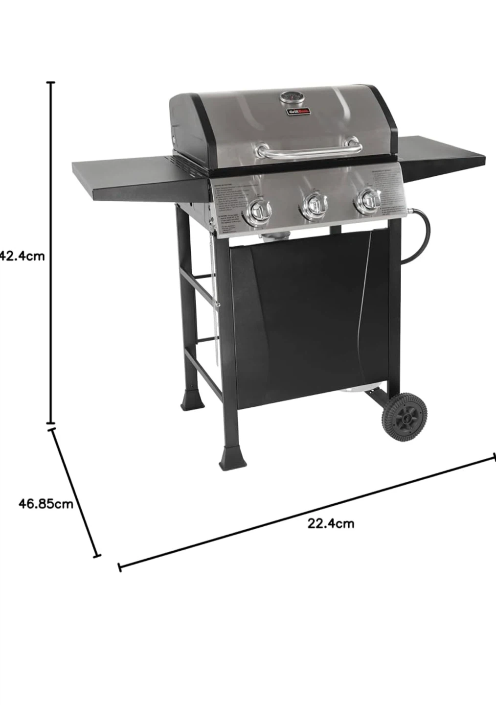 BBQ Grill 3-Burner Gas Grill - photo 5