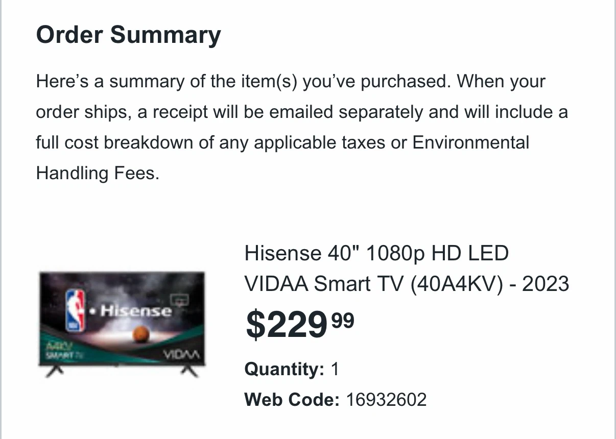 Hisense 40” TV + IKEA Spiksmed TV bench - photo 2