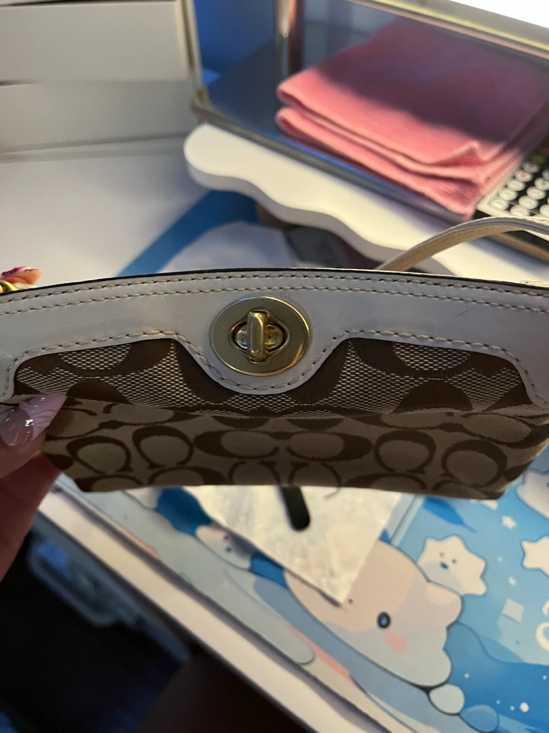 Coach Monogram mini turn lock bag - photo 2