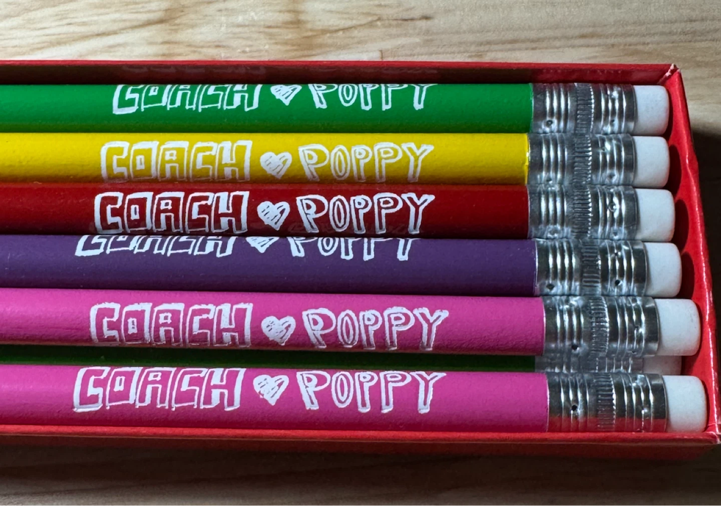 NEW with box Y2K Coach Poppy pencil set - photo 2