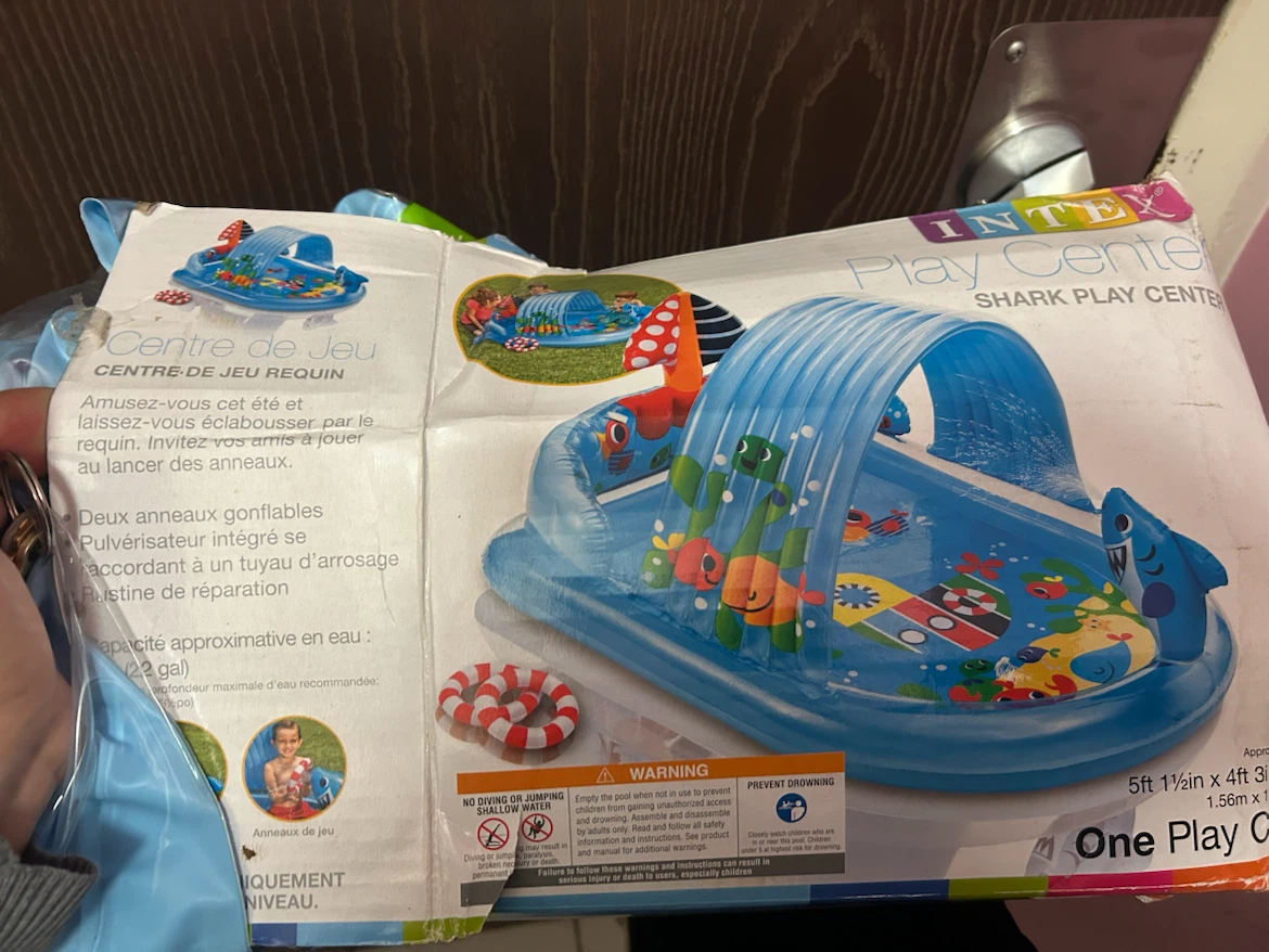 Intex Shark Play Center Inflatable Pool