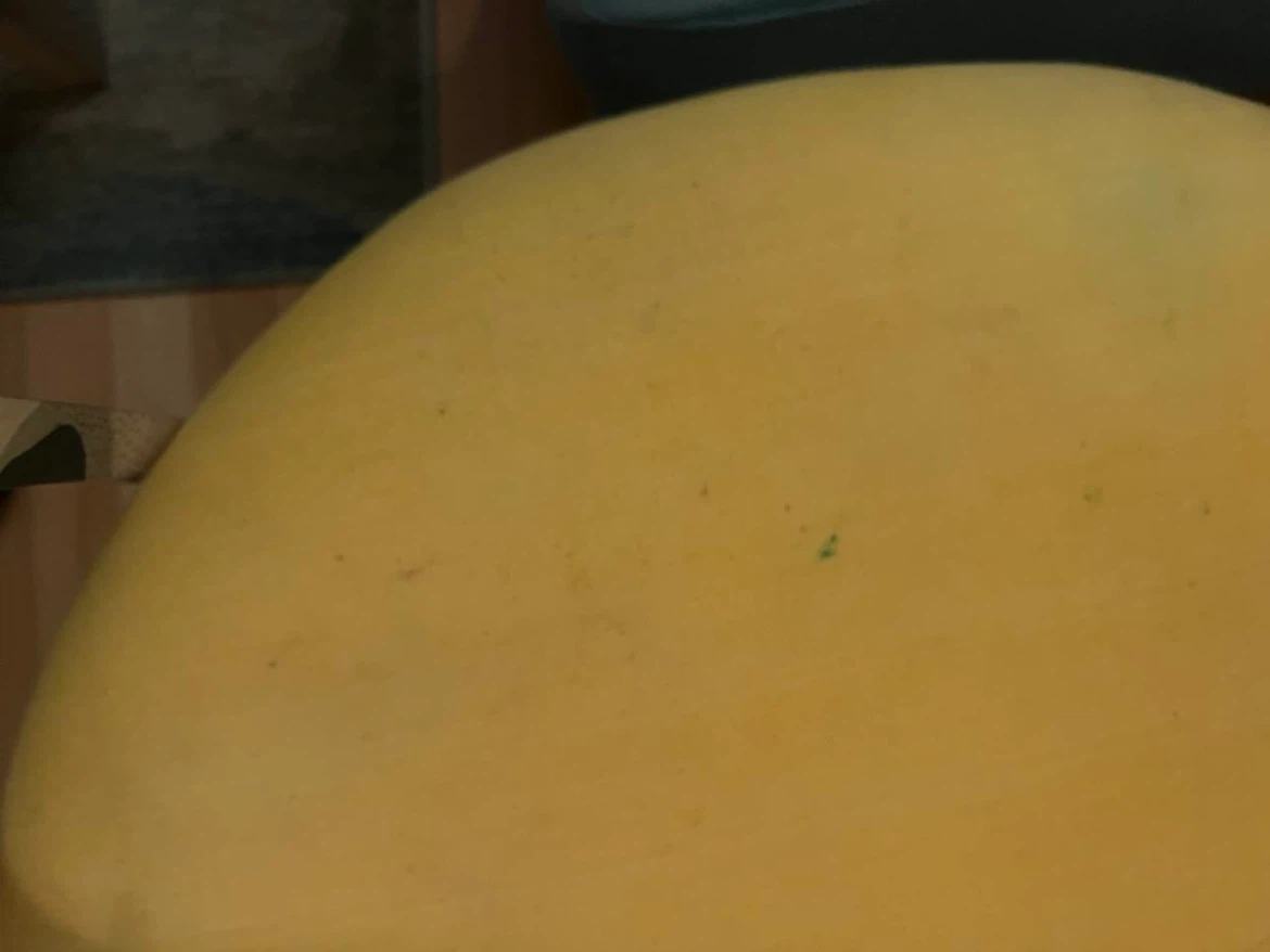 Yellow Round Ottoman Stool - photo 5