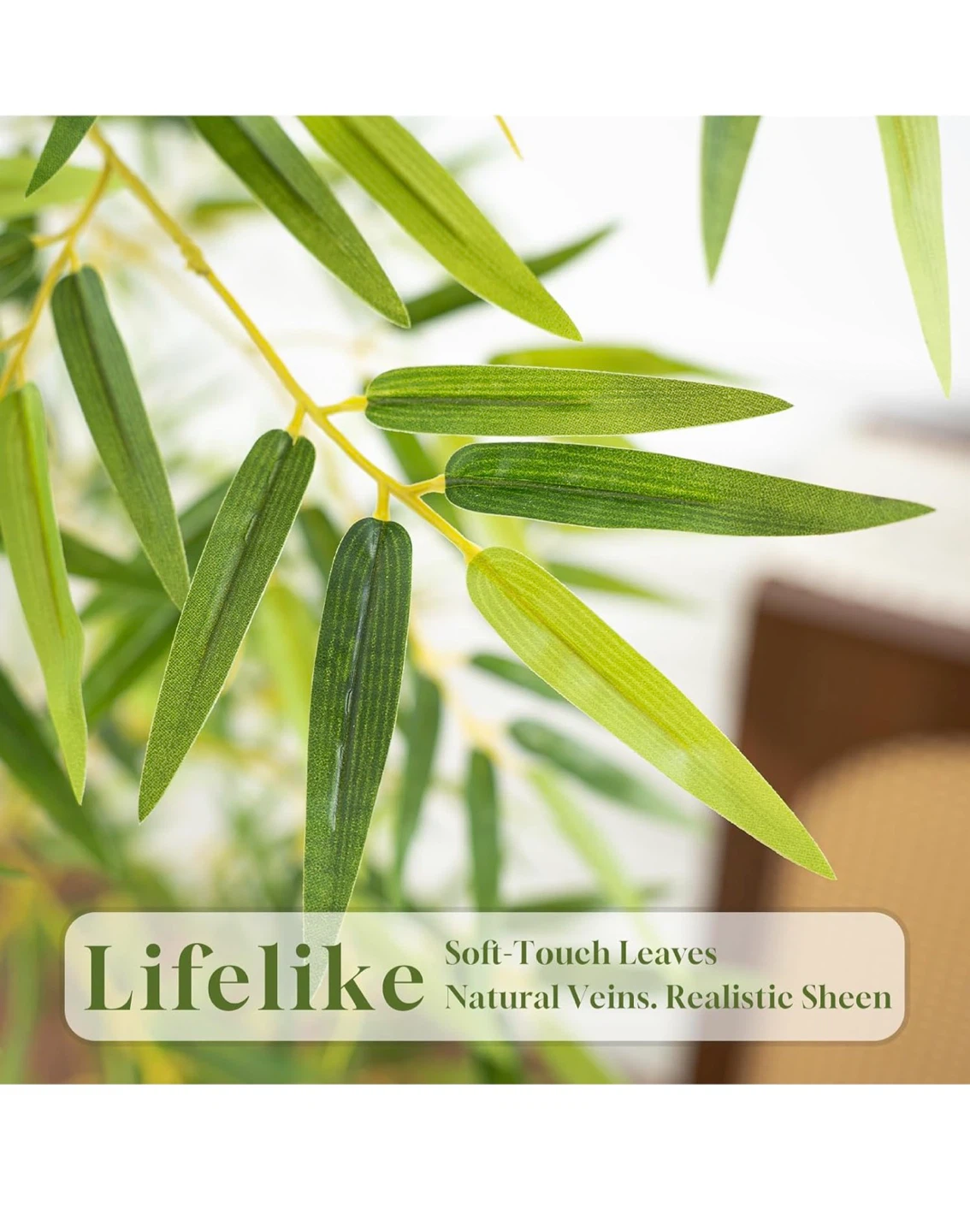 6ft Artificial Bamboo Plant - photo 3