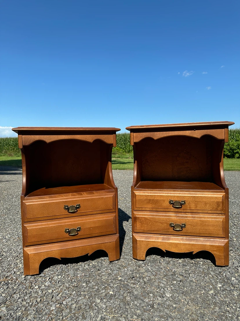 Matching Drouin Solid Maple Nightstands (CAN DELIVER)