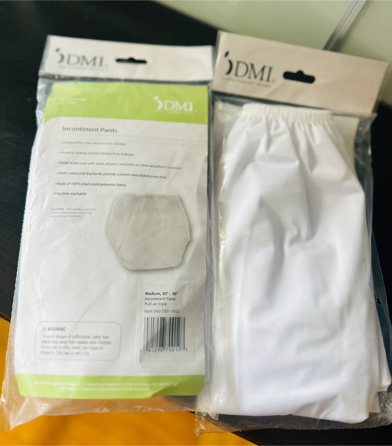 DMI Incontinence Pants - Medium (30"-36")