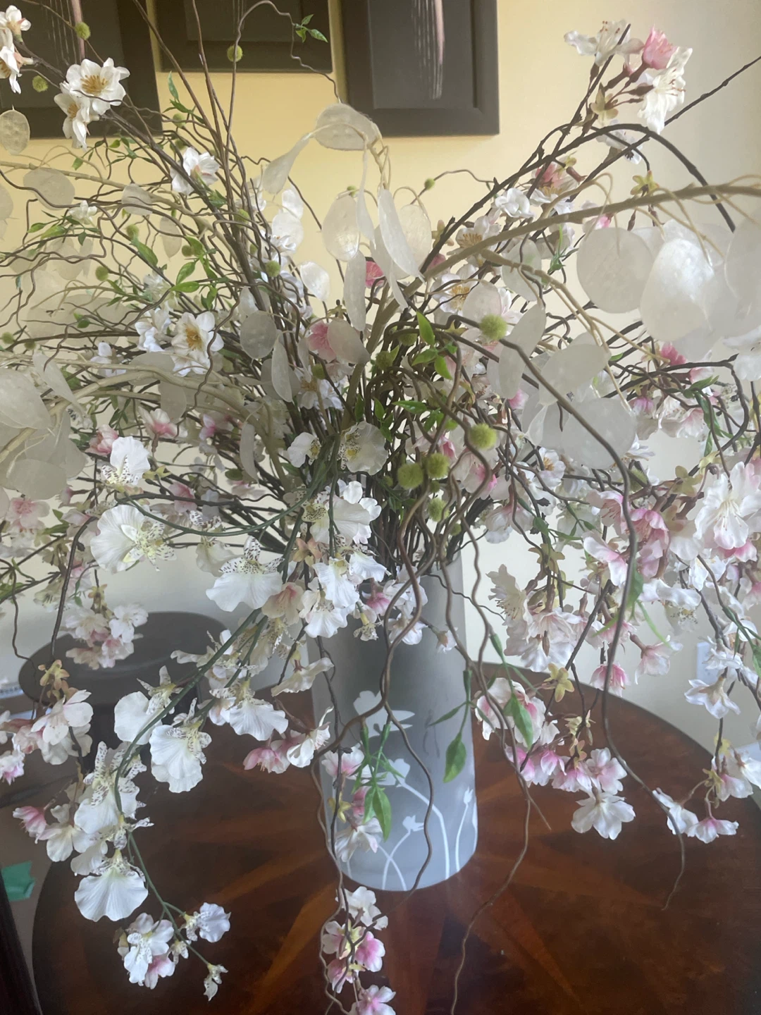 OBO artificial Cherry Blossom Floral Arrangement in Vase
