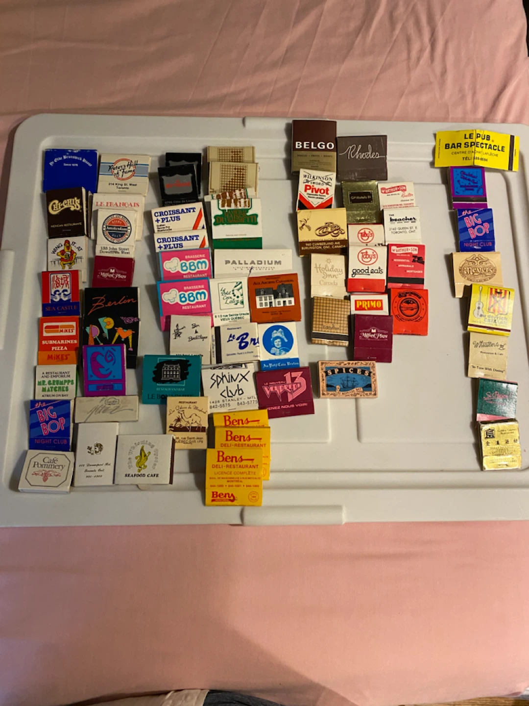 Assorted Vintage Matchbooks Collection