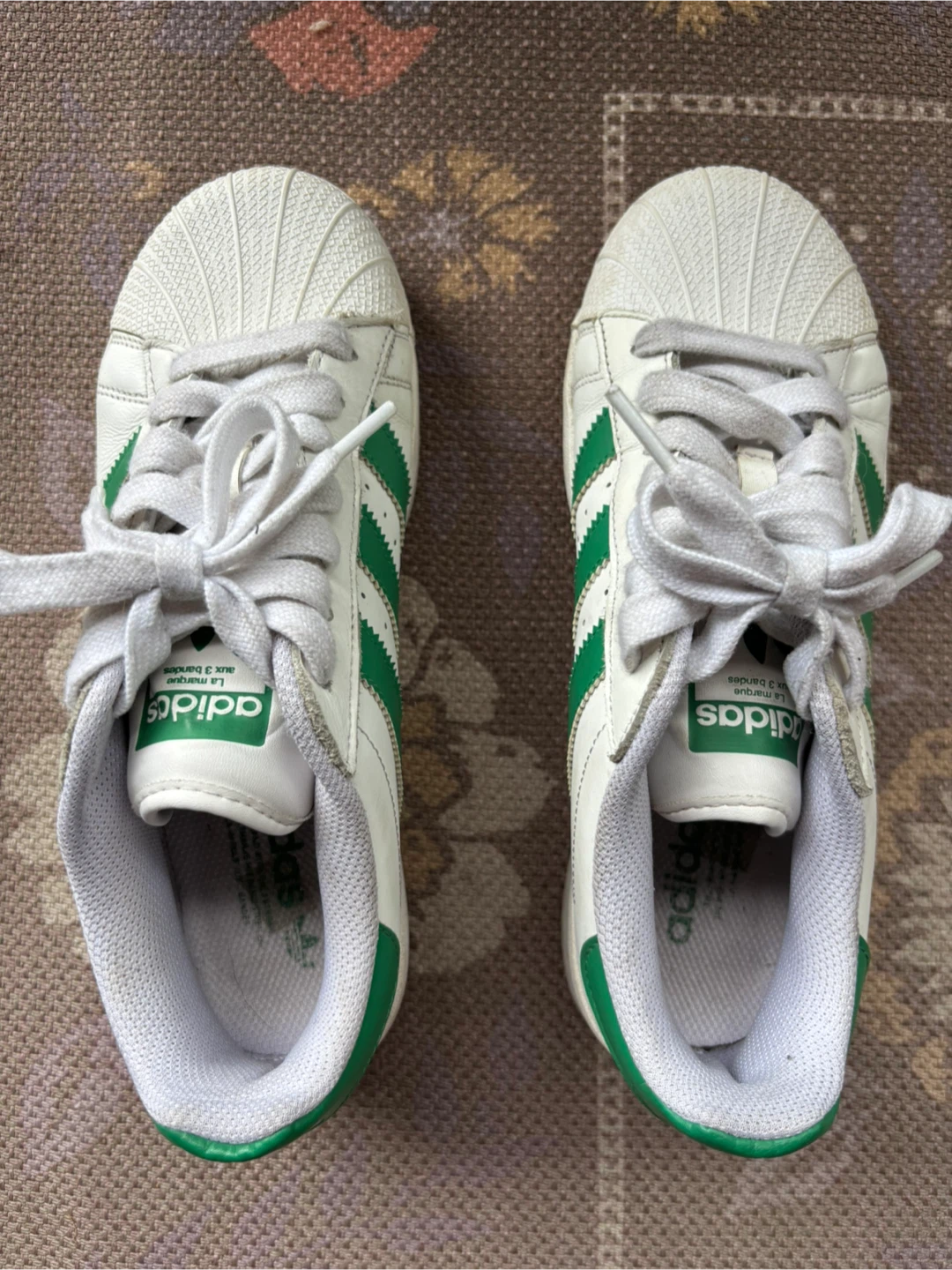 Adidas Superstars Green size 8.5 men’s - photo 2