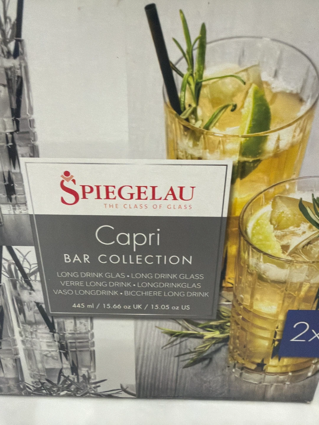 Spiegelau Capri Bar Collection Long Drink Glasses (Set of 2) - photo 2