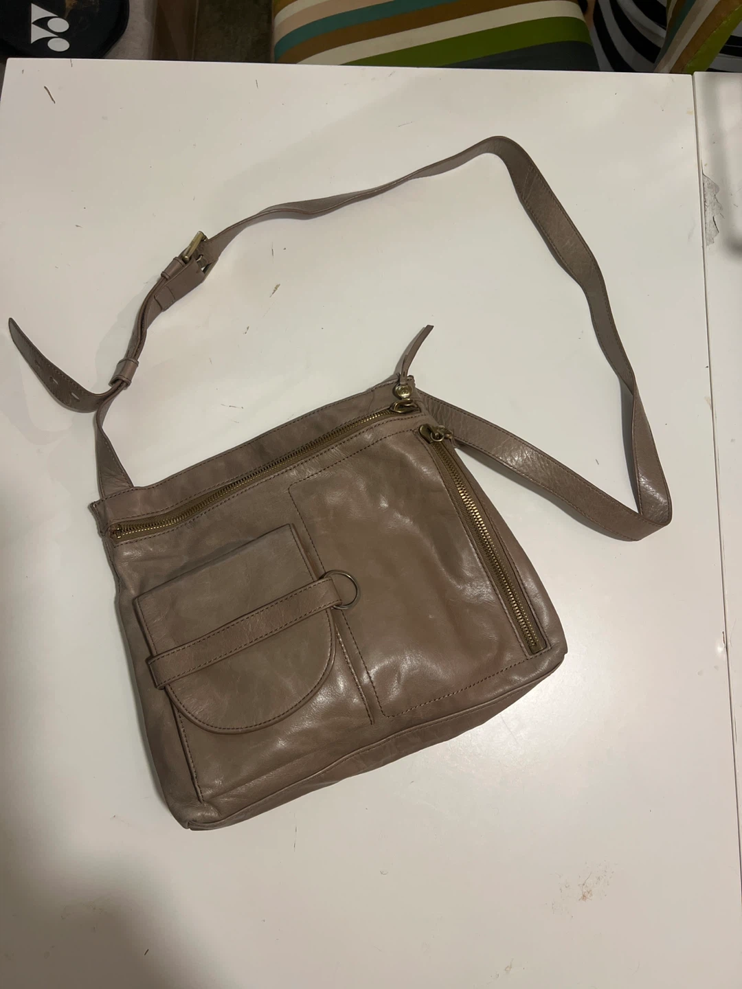 HOBO Leather Crossbody Bag