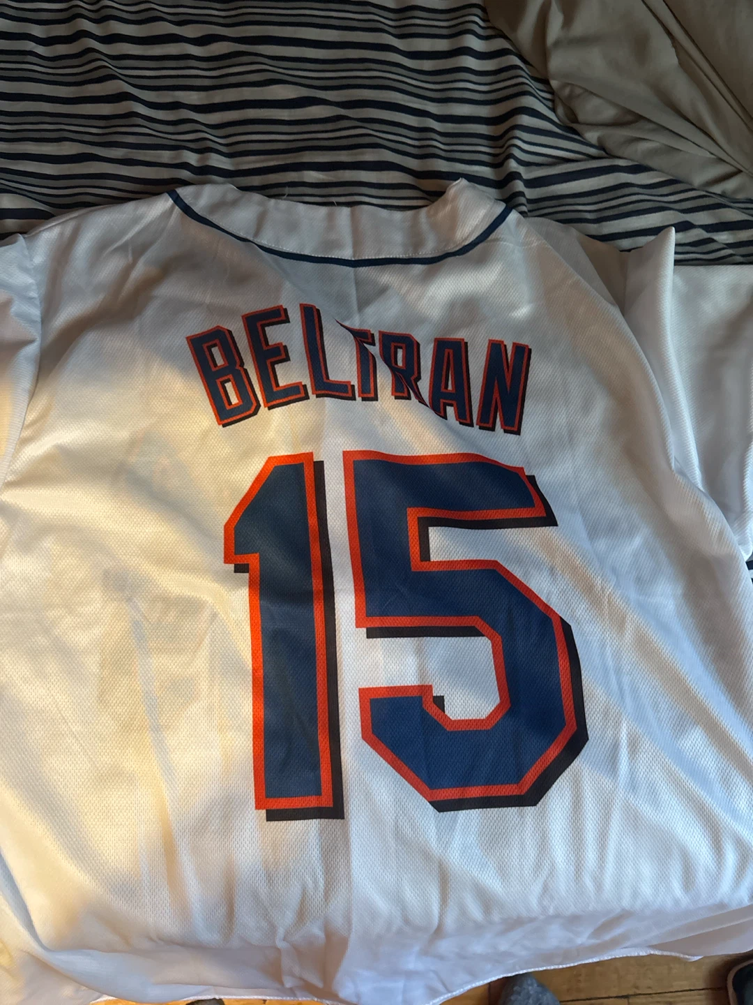 New York Mets "BELTRAN" Baseball Jersey #15 - photo 2