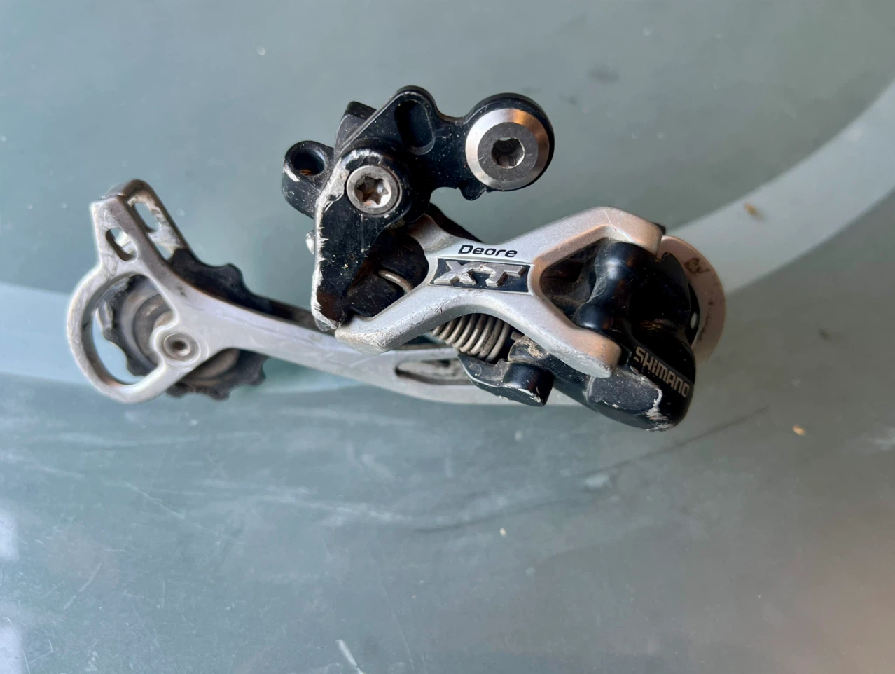 Shimano XT Rear Derailleur RD 9 10 speed shadow long cage