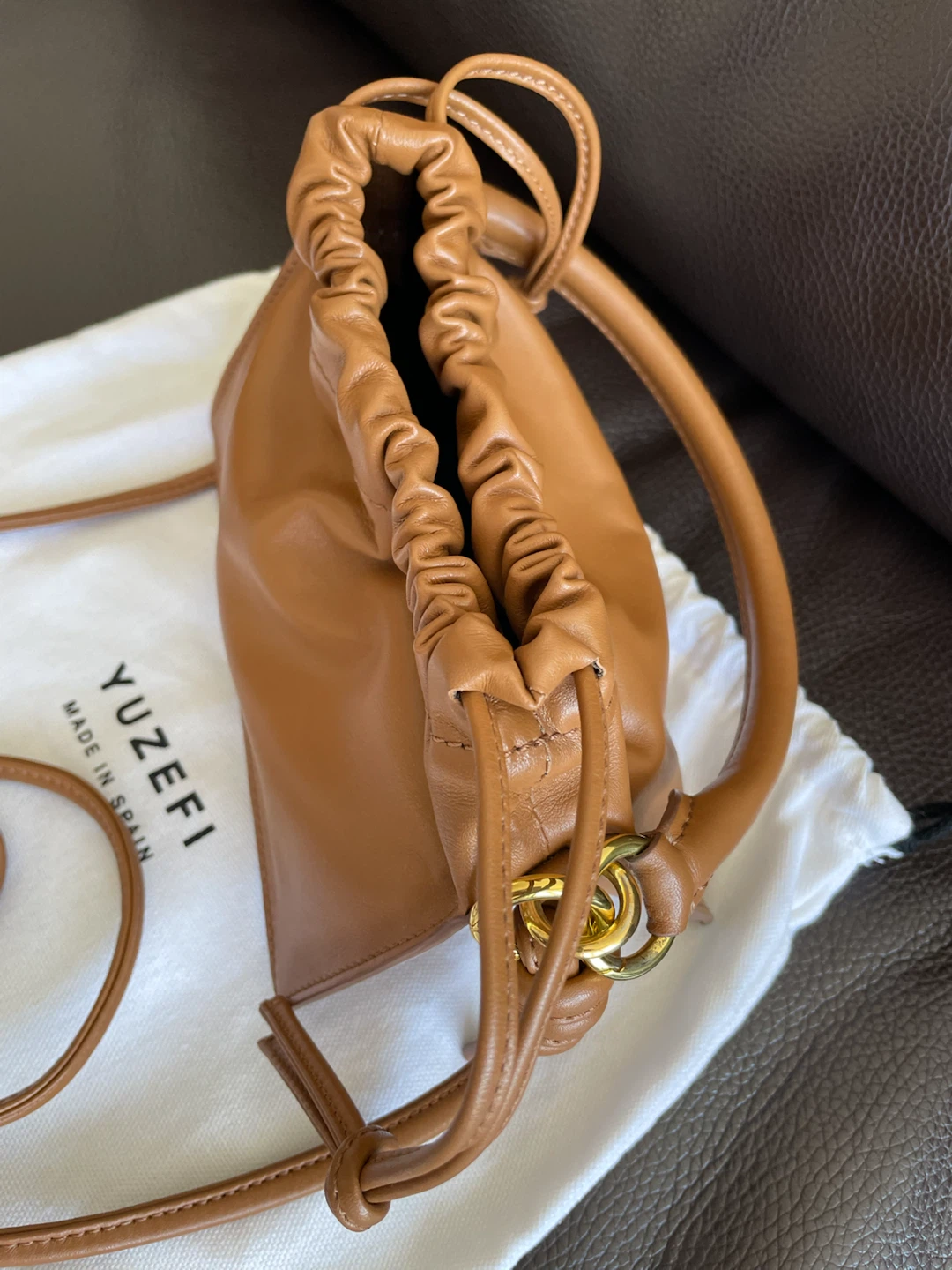 Yuzefi Leather Mini Bom Bag - photo 2