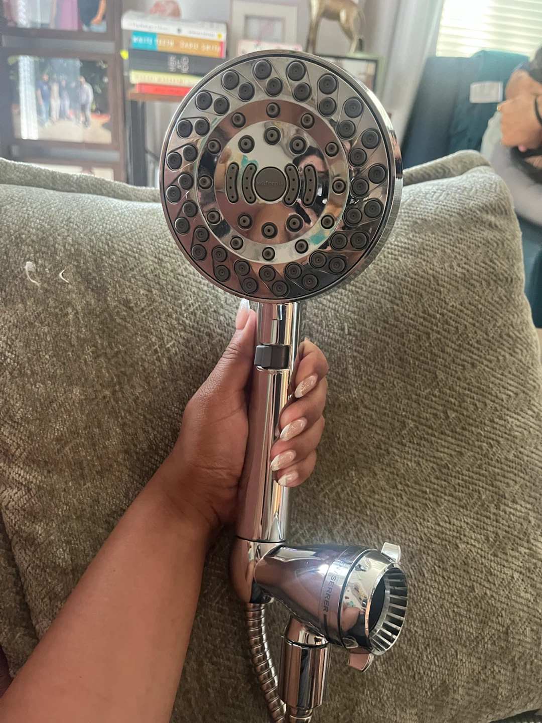 Waterpik 6 Spray Setting Detachable Shower Head
