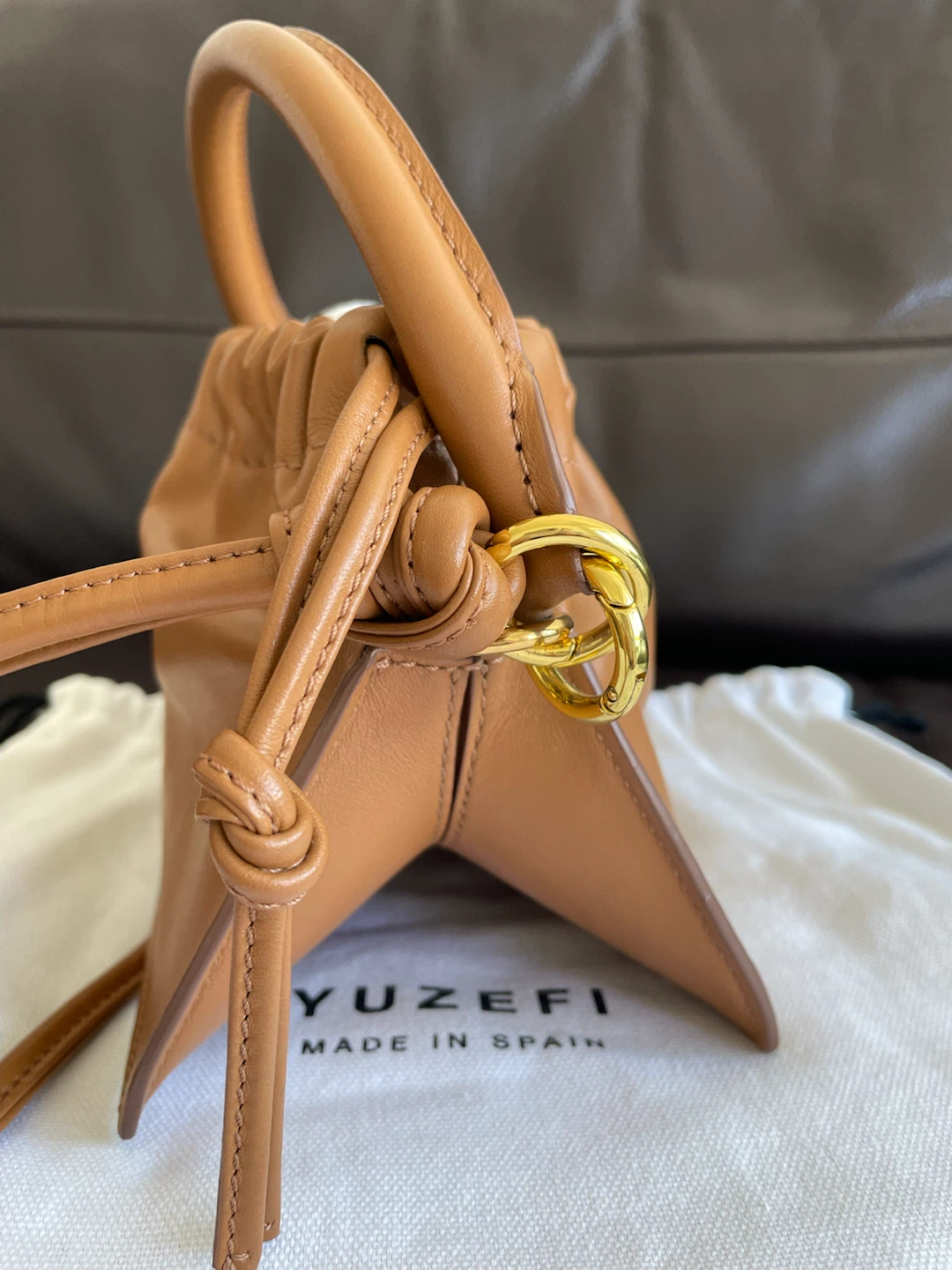 Yuzefi Leather Mini Bom Bag - photo 4